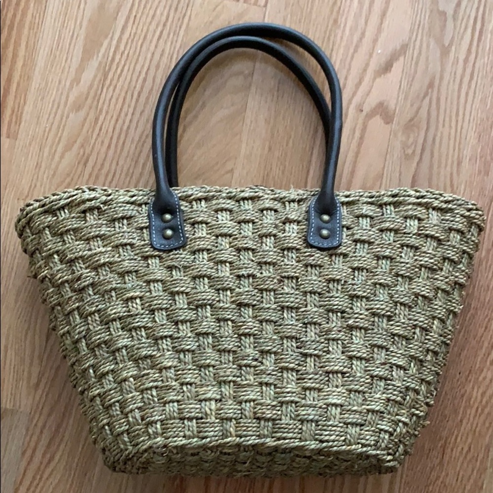 J crew Basket tote